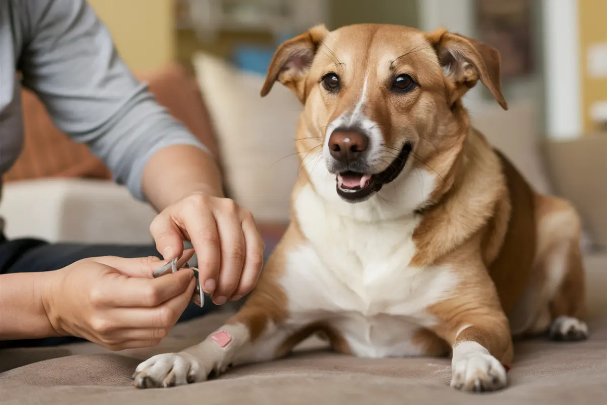 Why wait after rabies vaccine to trim dog nails